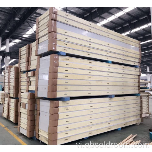 Cài đặt nhanh Polyurethane Cam Khóa bảng điều khiển phòng lạnh